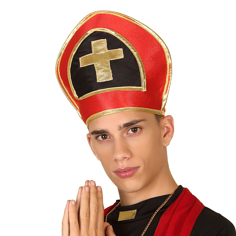 Sombrero de Obispo Cardenal para Adulto