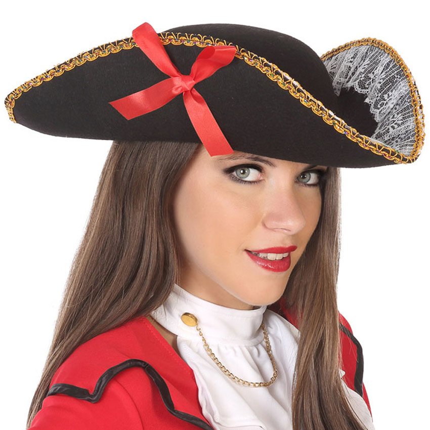 Smash militia Discriminatory ▷ Sombrero Pirata Chica para tu disfraz 🎉 - Envío 24 hrs ✓