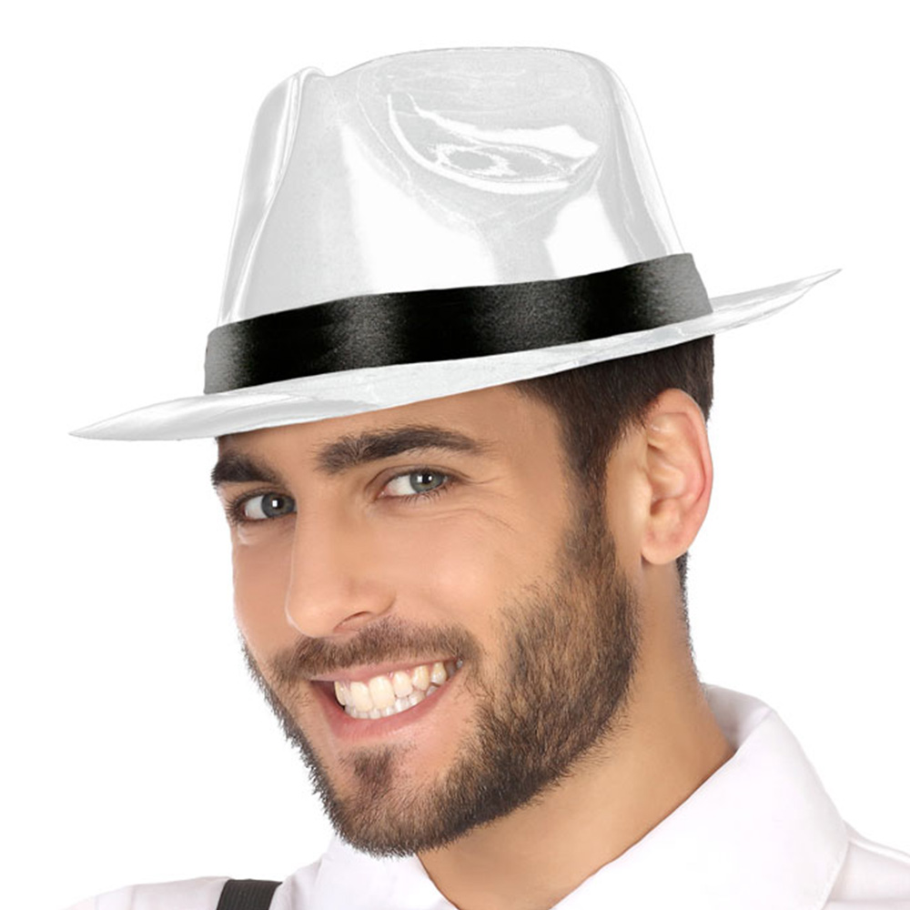 Sombrero Copa de Plástico Negro - Comprar Online {Miles de Fiestas}