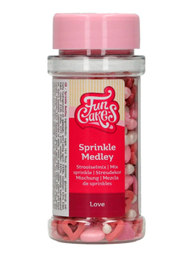 Sprinkes Love Medley de Azúcar 50 gr - FunCakes