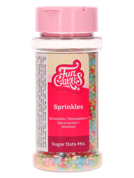 Sprinkles Sugar Dots Mix 80 gr - FunCakes