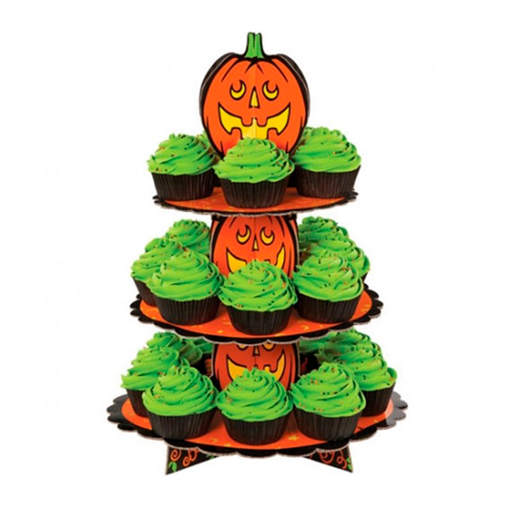 Stand Cupcakes Calabazas 3 Bases