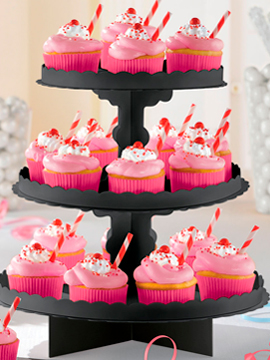 40 Cumplea/ños Cascada de Mesa NET TOYS Centro de Mesa Grande Decoraci/ón de Cumple Ornamentaci/ón para Fiestas