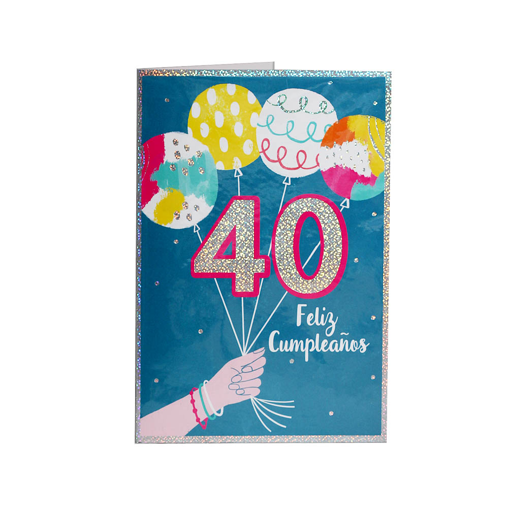 Globos decorativos de cumpleaños número 40, 15 globos turquesa para fiesta  de cumpleaños número 40, suministros para mujeres y hombres de 40 años de