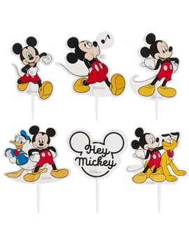 Toppers de Papel para Dulces Mickey Mouse 30 ud