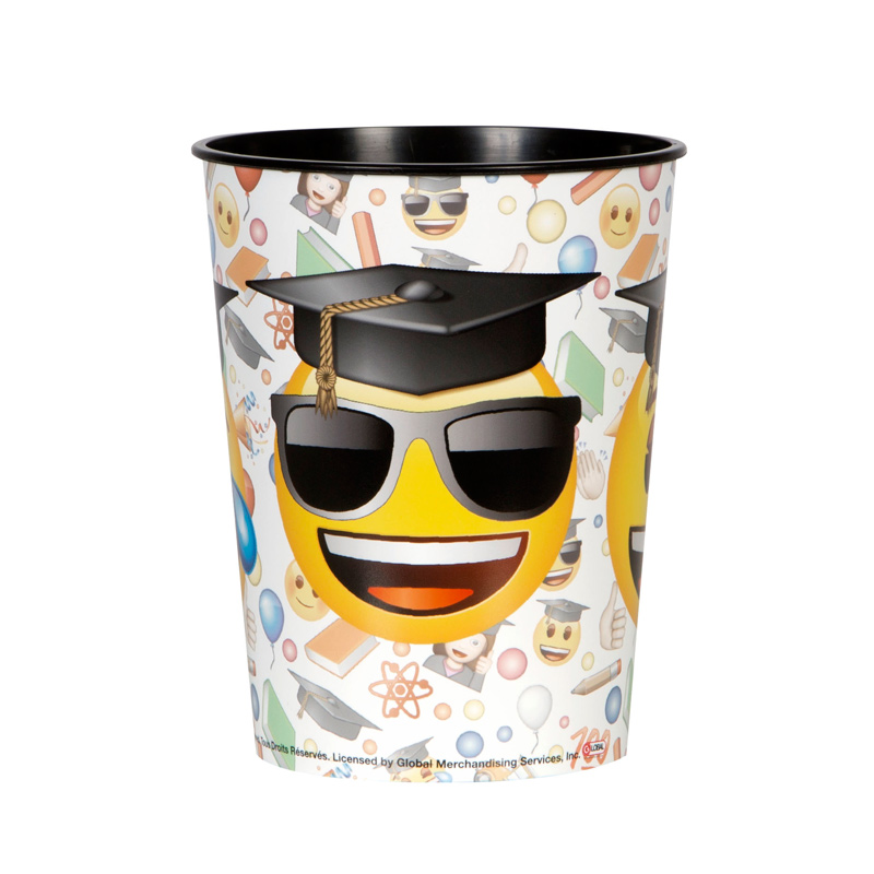 Vaso de Plástico Emoji Graduado