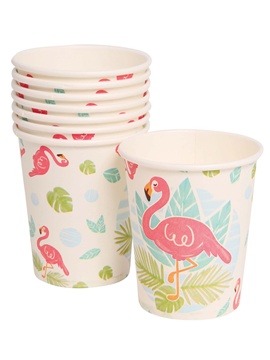 Juego de 6 Vasos Flamingo Fun