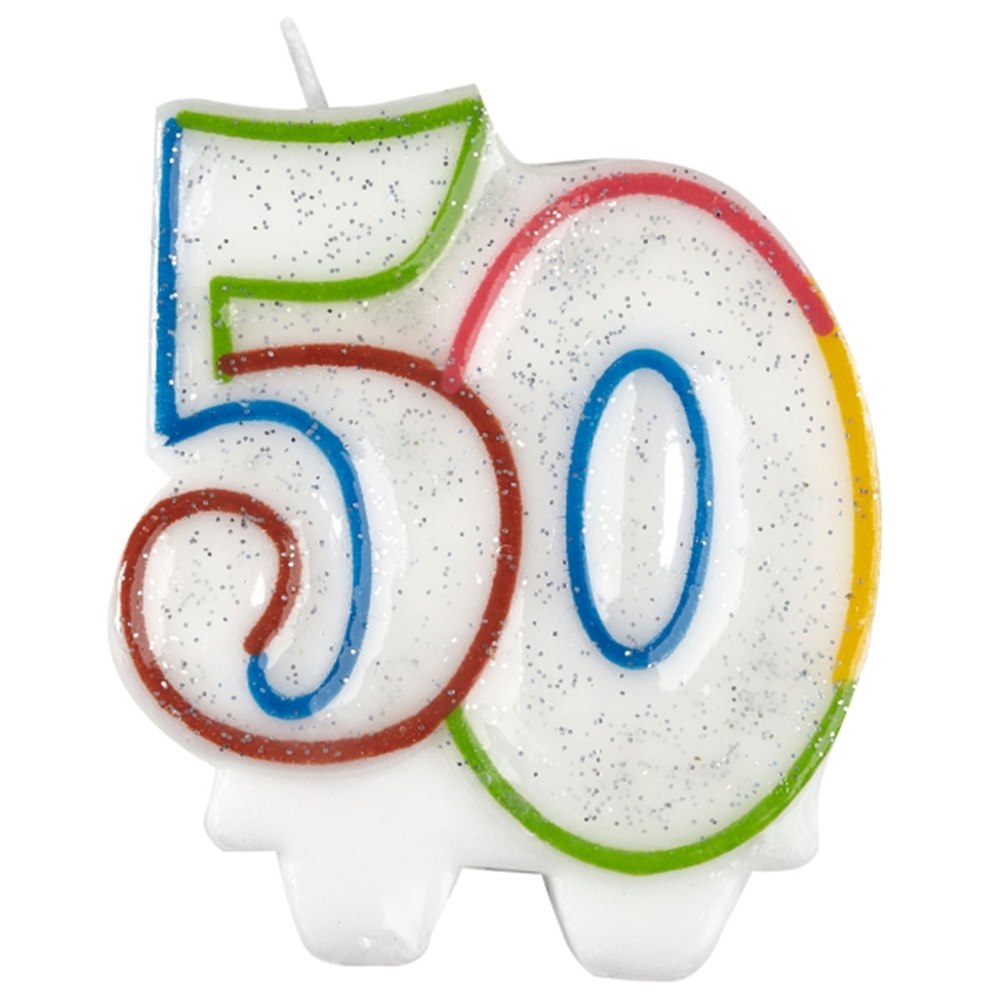 Vela 50 Años Multicolor