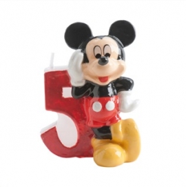 Vela de cumpleaños Mickey Nº 5