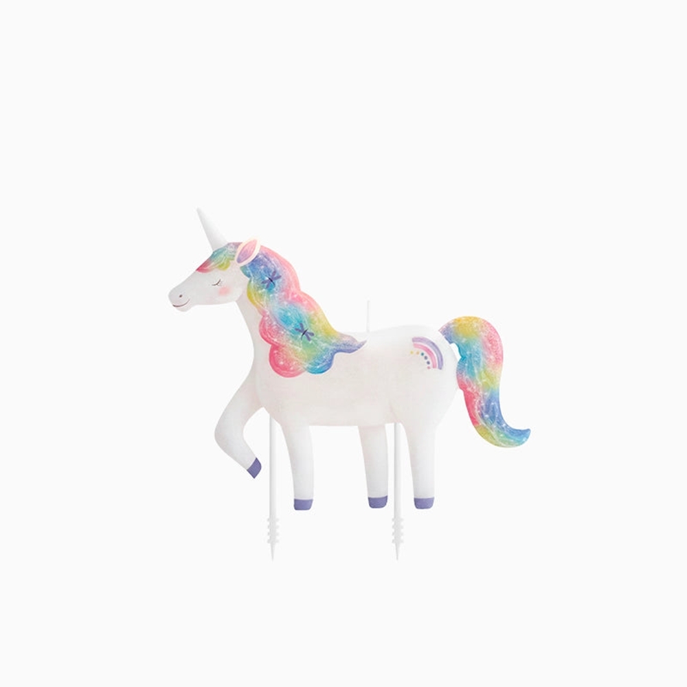 Vela Unicornio Mágico 10 cm