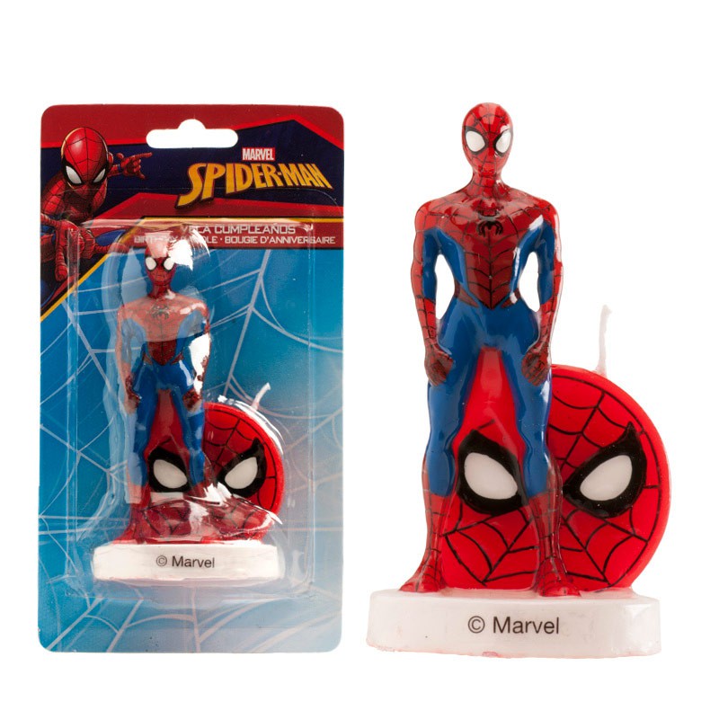 Vela Spiderman 9 cm
