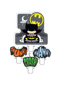 Velas de Cumpleaños Batman 4 ud
