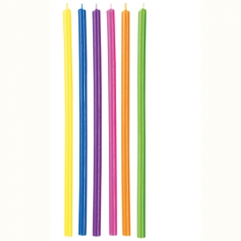 Juego de Velas Largas Multicolor Wilton