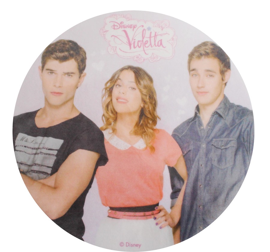 Disco de oblea Violetta & Friends