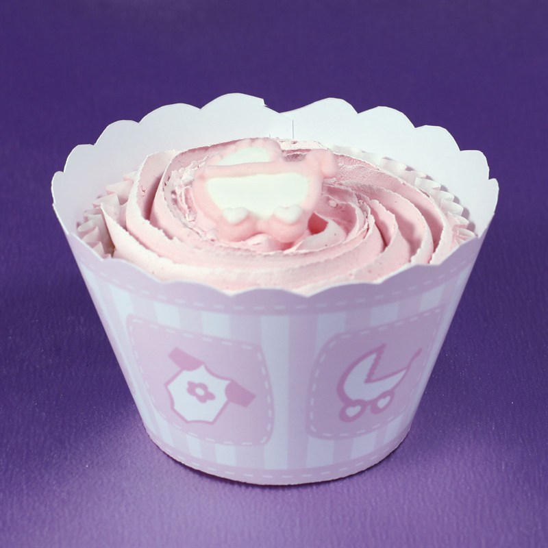 Cupcake Wraps Baby Pink