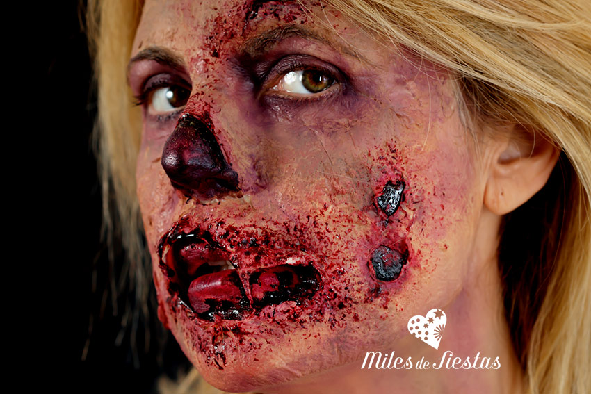 ▷ Maquillaje Zombie Halloween Paso a Paso - Blog ⭐Miles de Fiestas⭐